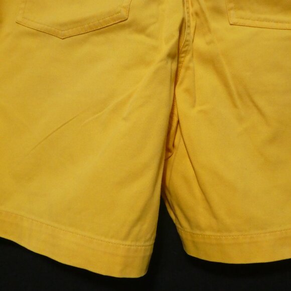 JONES NEW YORK SPORT | size 10 | Yellow Casual Shorts | 100% Cotton - Picture 13 of 16